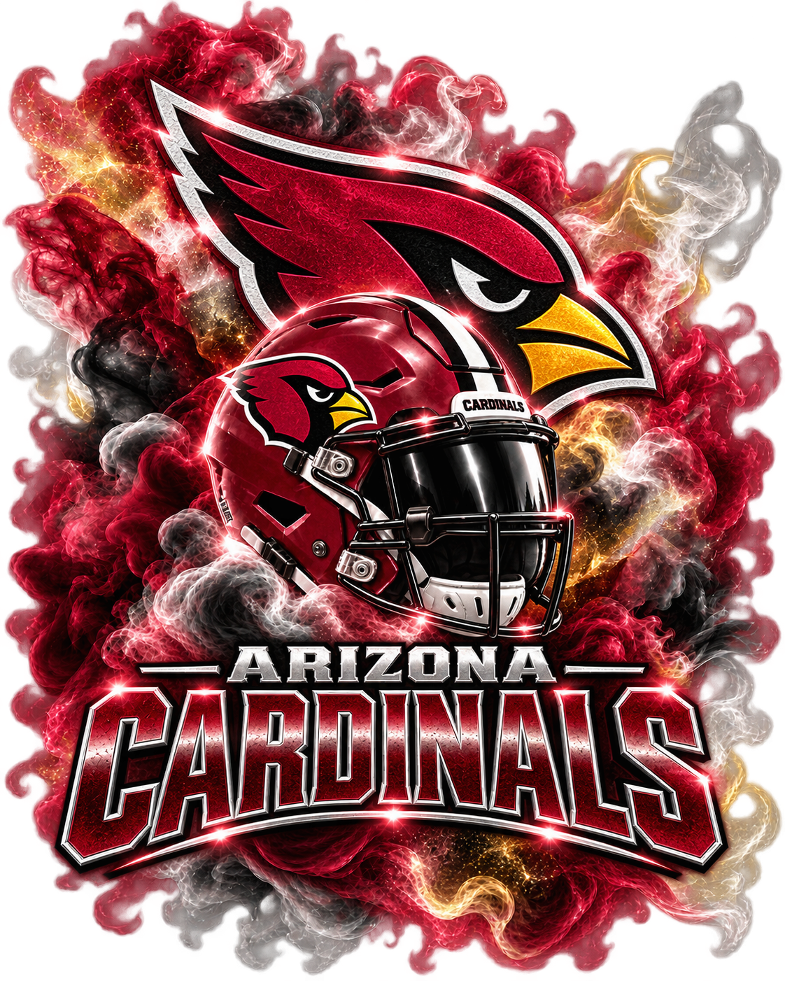 Game Day Helmet Smoke Football Shirts | Team-Inspired Fan Tees