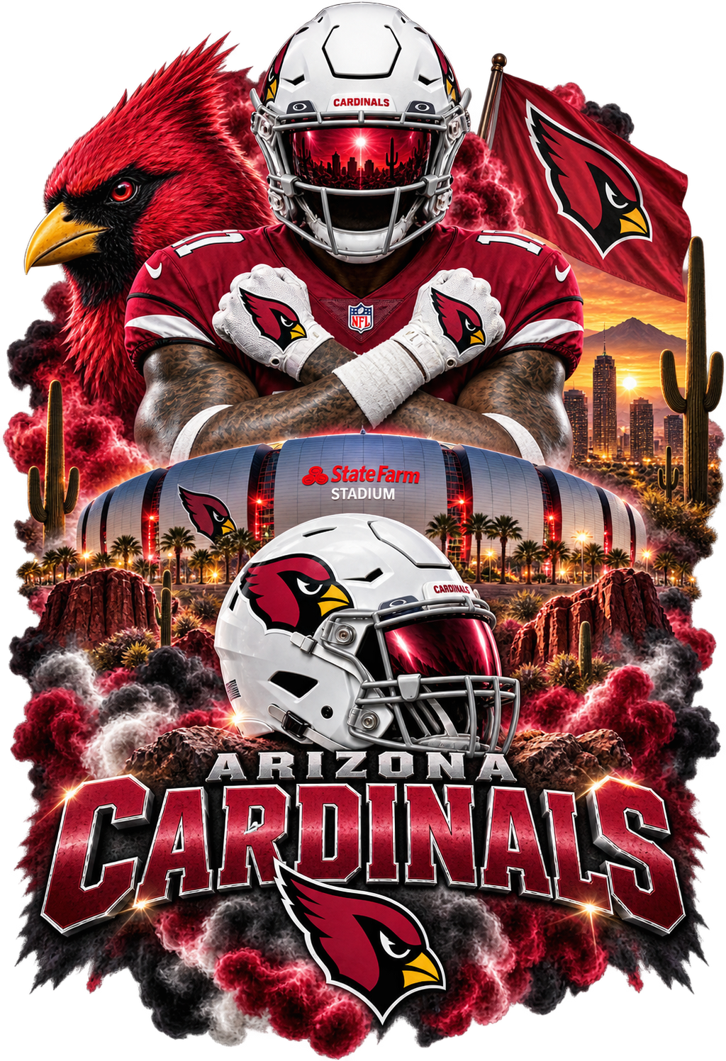 Game Day X Smoke Collection | Football Team Shirts & Fan Gear