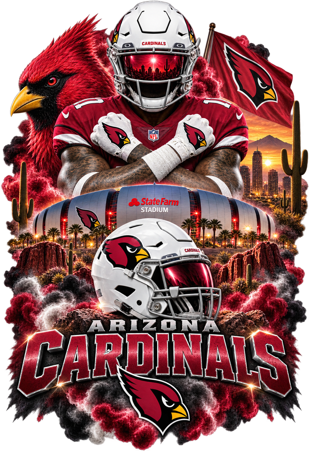 Game Day X Smoke Collection | Football Team Shirts & Fan Gear