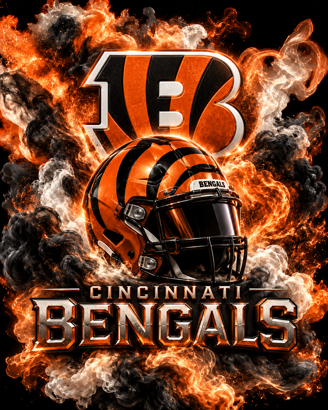 Game Day Helmet Smoke Football Shirts | Team-Inspired Fan Tees