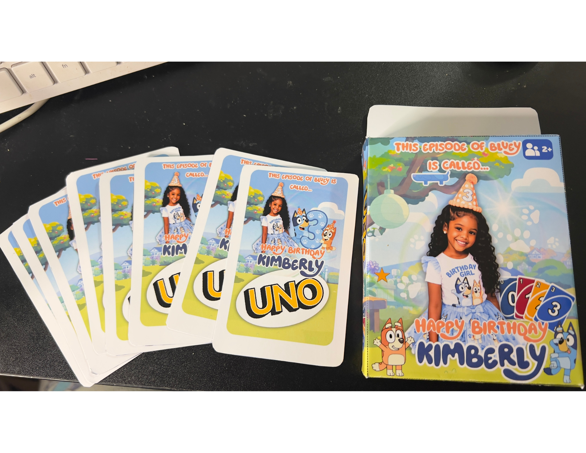 Personalized Card Game for Kids | Custom Birthday Party Favor | Family Game Night Gift
