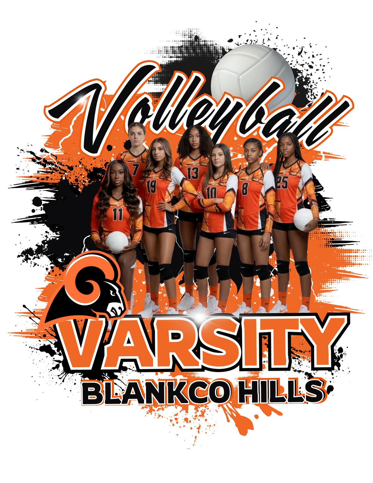 Varsity Volleyball T-shirts