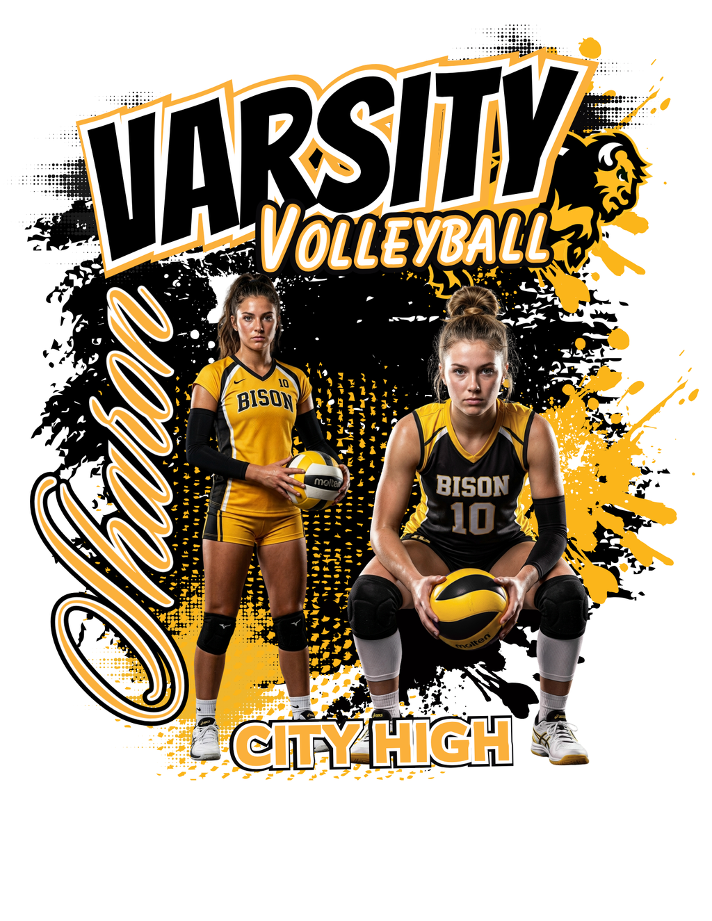 Varsity Volleyball T-shirts