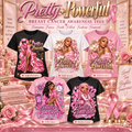 Pretty + Powerful Breast Cancer Awareness Tees