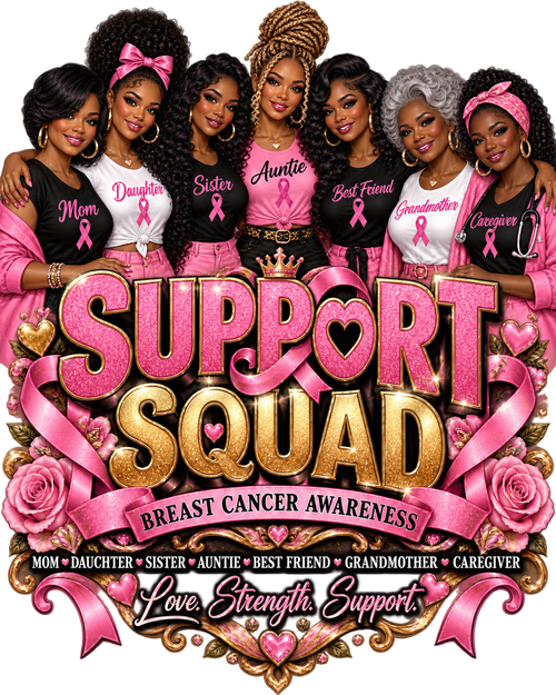 Breast Cancer Support Squad Shirts