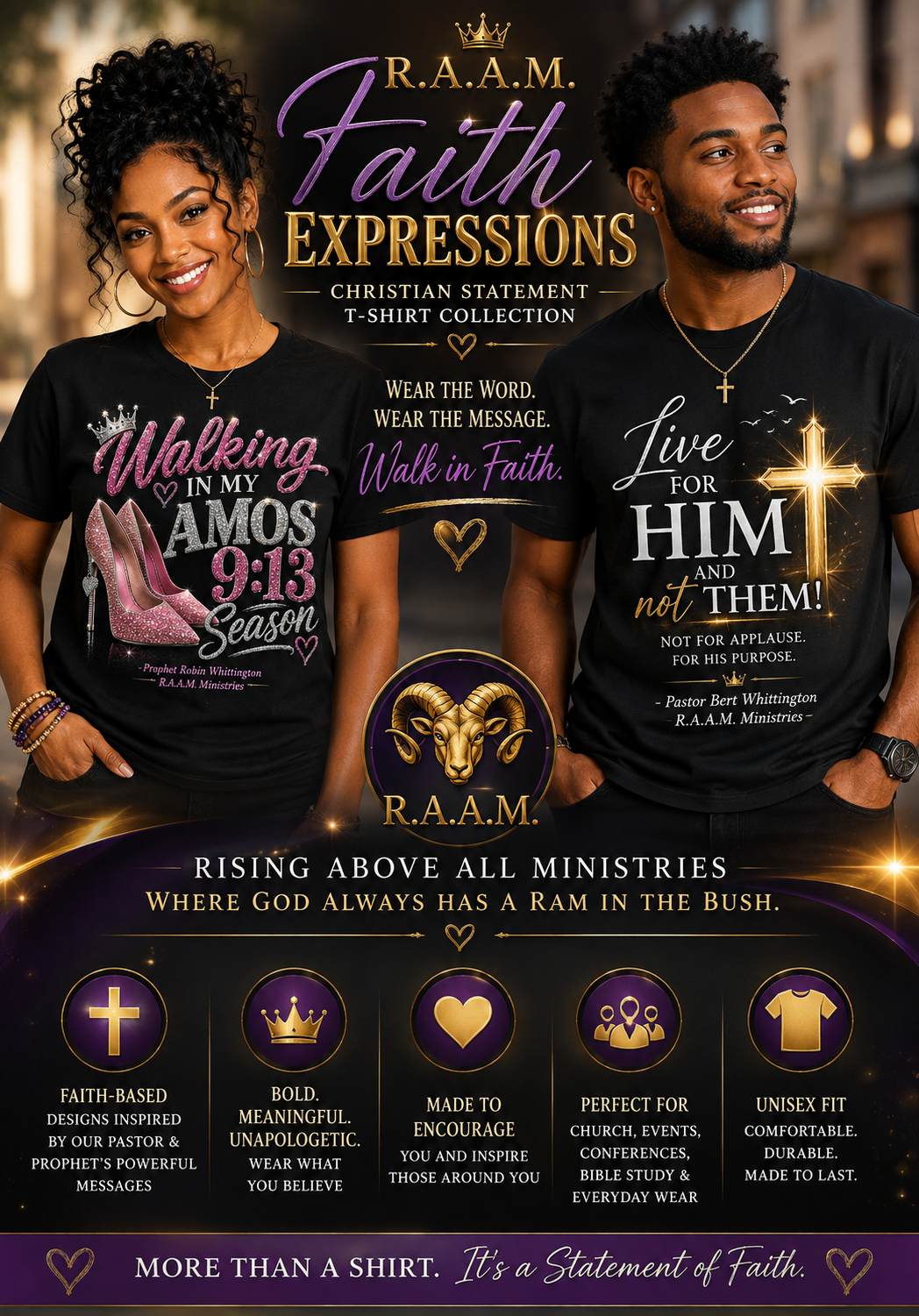 Kingdom T-shirts - R.A.A.M Edition