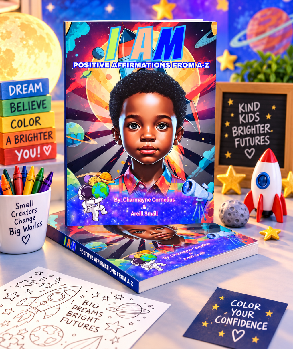 I AM Positive Affirmations from A-Z Coloring Book