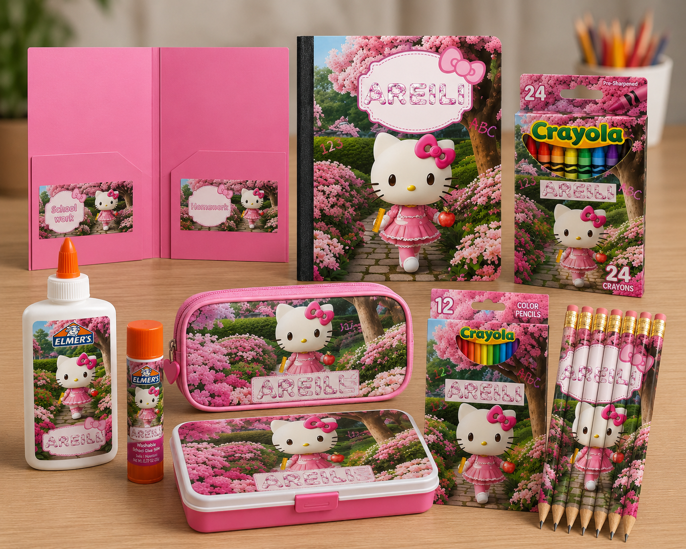 CUSTOM BACK TO SCHOOL SUPPLIES BUNDLE