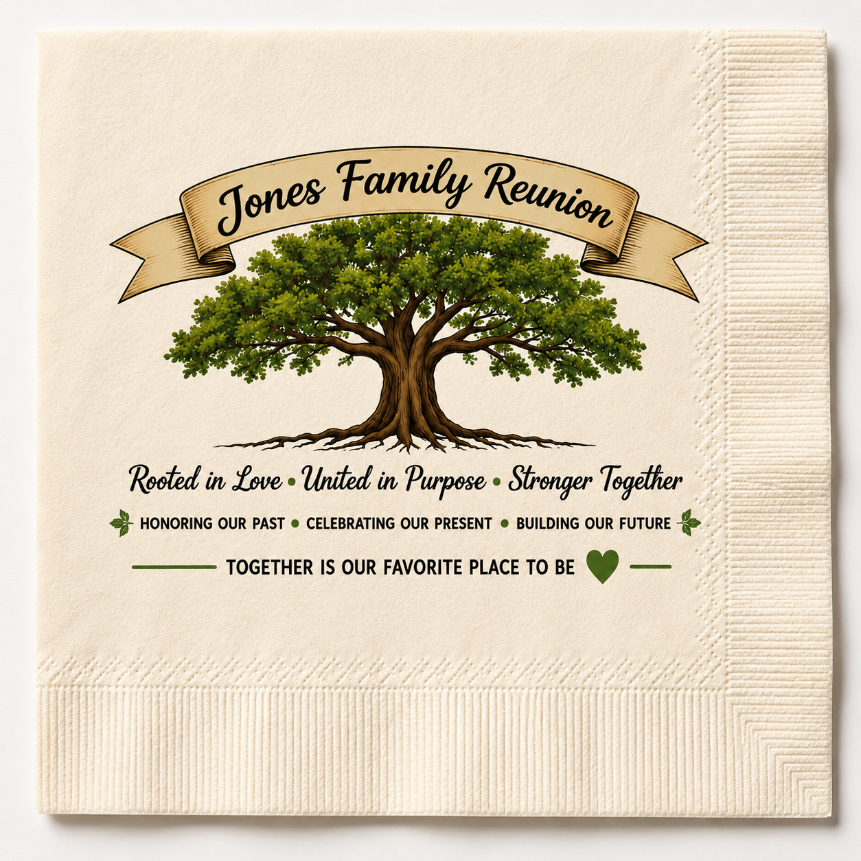 CUSTOM FAMILY REUNION BRANDING CONSULTATION & DESIGN FEE