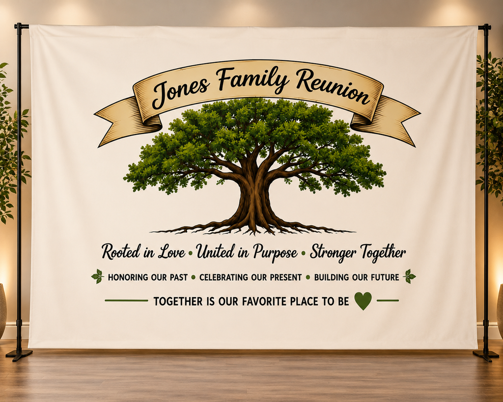 CUSTOM FAMILY REUNION BRANDING CONSULTATION & DESIGN FEE