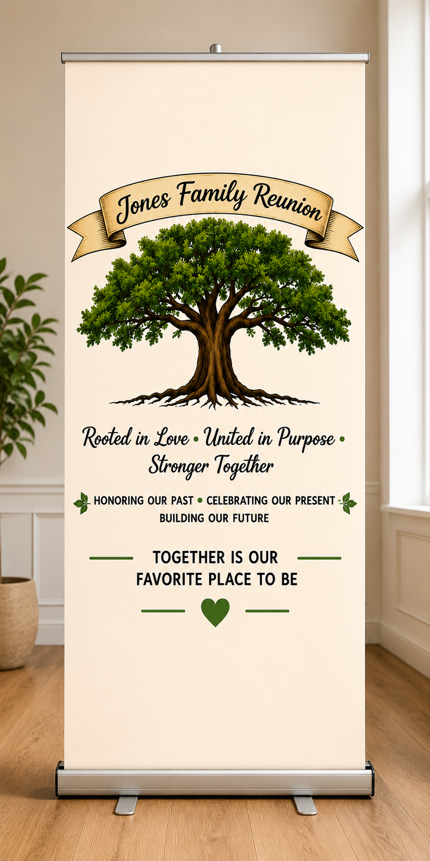 CUSTOM FAMILY REUNION BRANDING CONSULTATION & DESIGN FEE