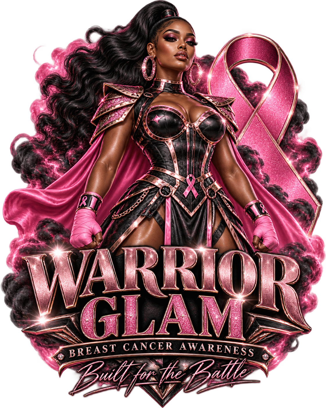 Fight Like a Warrior Breast Cancer Awareness Tees