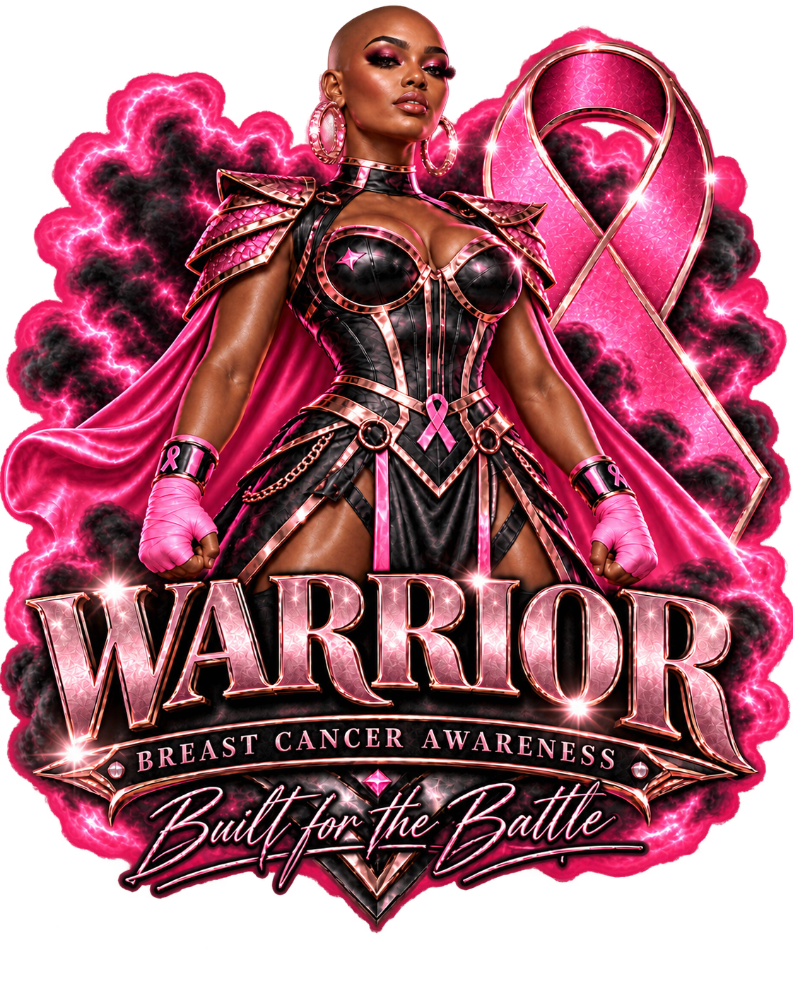 Fight Like a Warrior Breast Cancer Awareness Tees