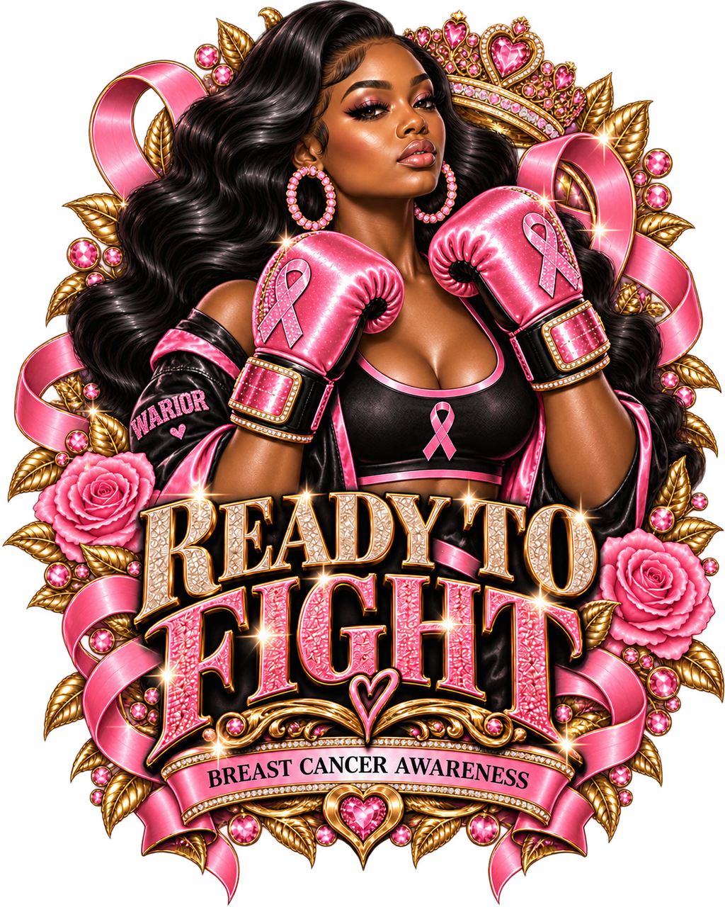 Fight Like a Warrior Breast Cancer Awareness Tees