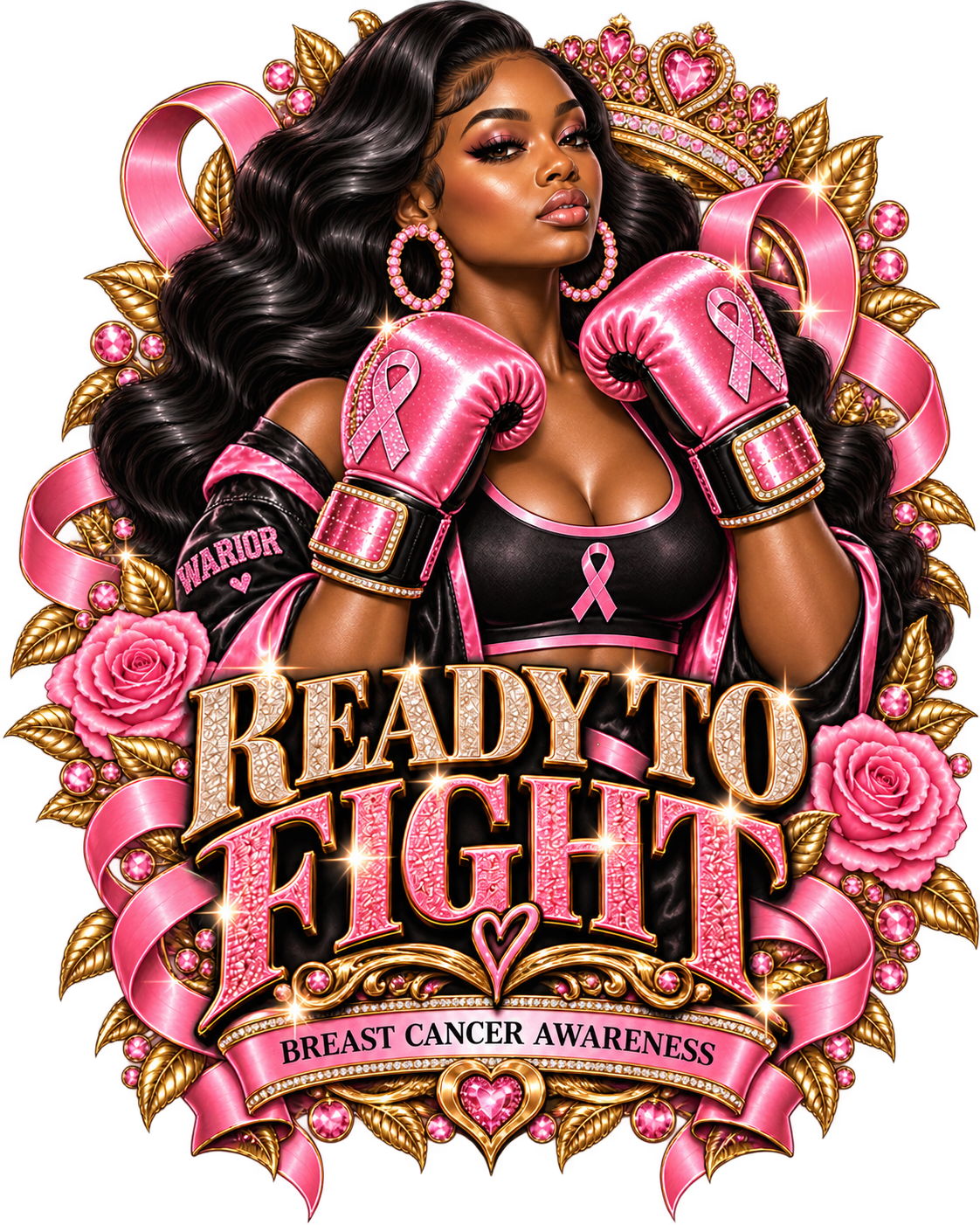 Fight Like a Warrior Breast Cancer Awareness Tees