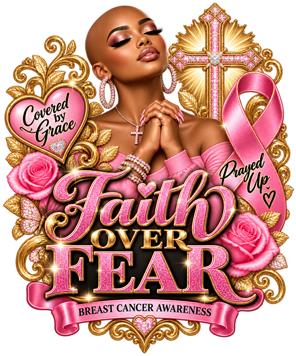 Faith Over Fear Breast Cancer Awareness Tees