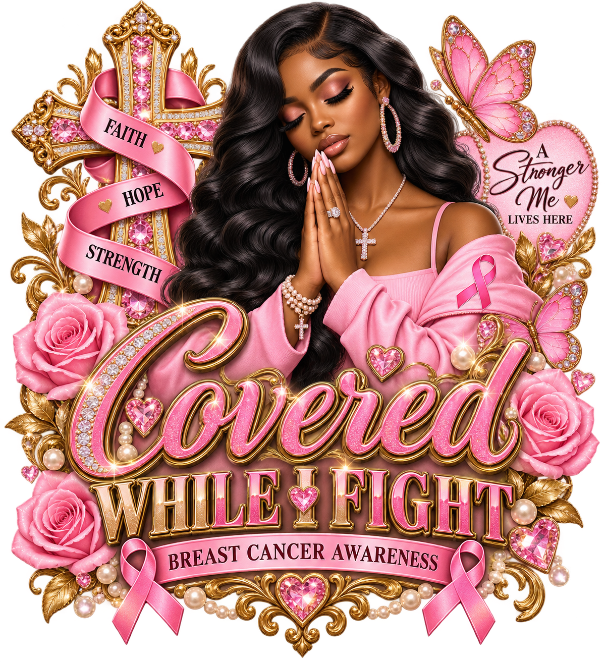 Faith Over Fear Breast Cancer Awareness Tees