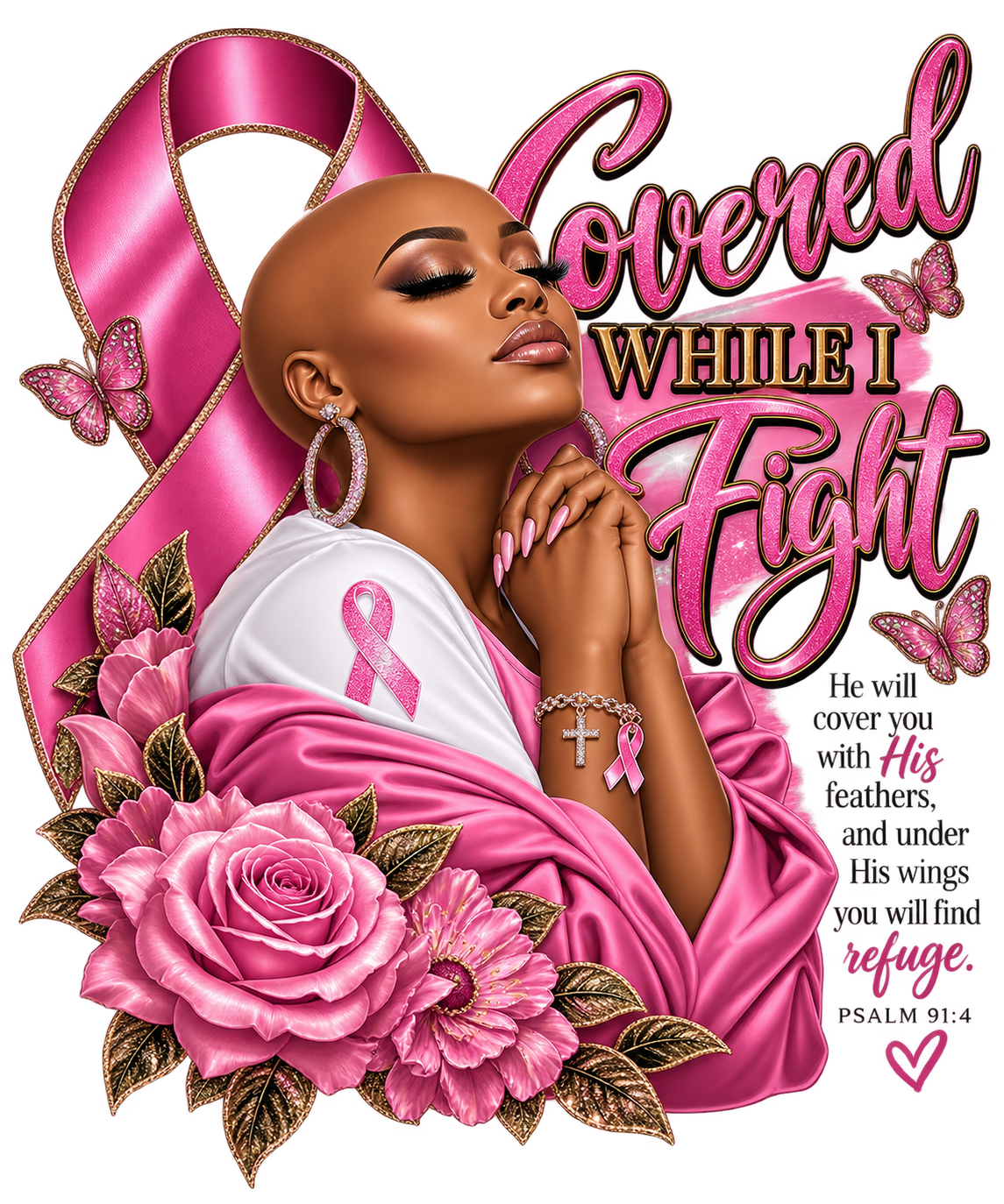 Faith Over Fear Breast Cancer Awareness Tees