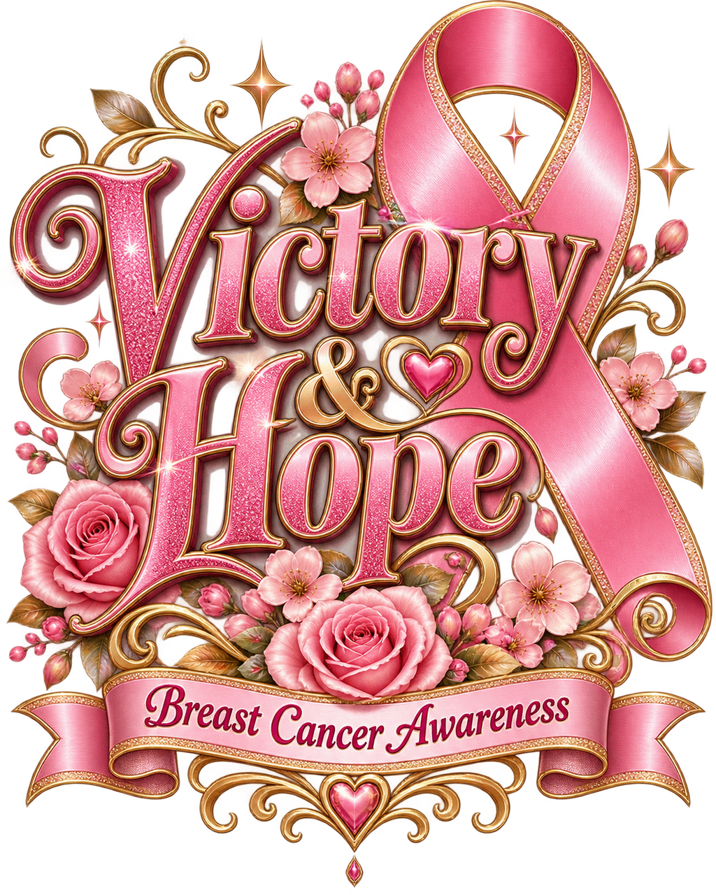 Survivor Strong Breast Cancer Awareness Tees