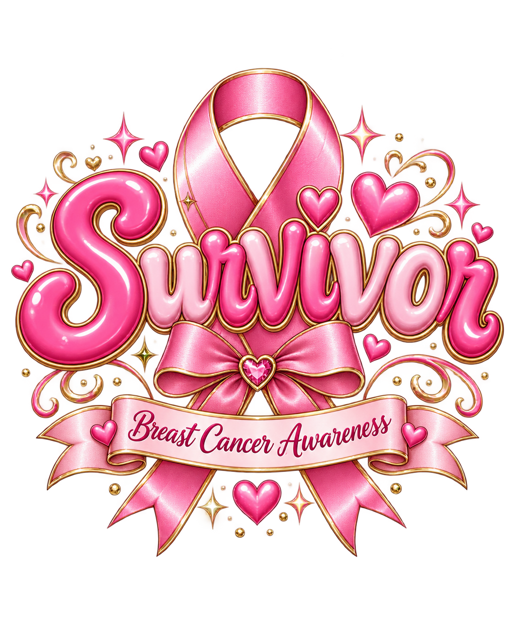 Playful Breast Cancer Awareness Tees