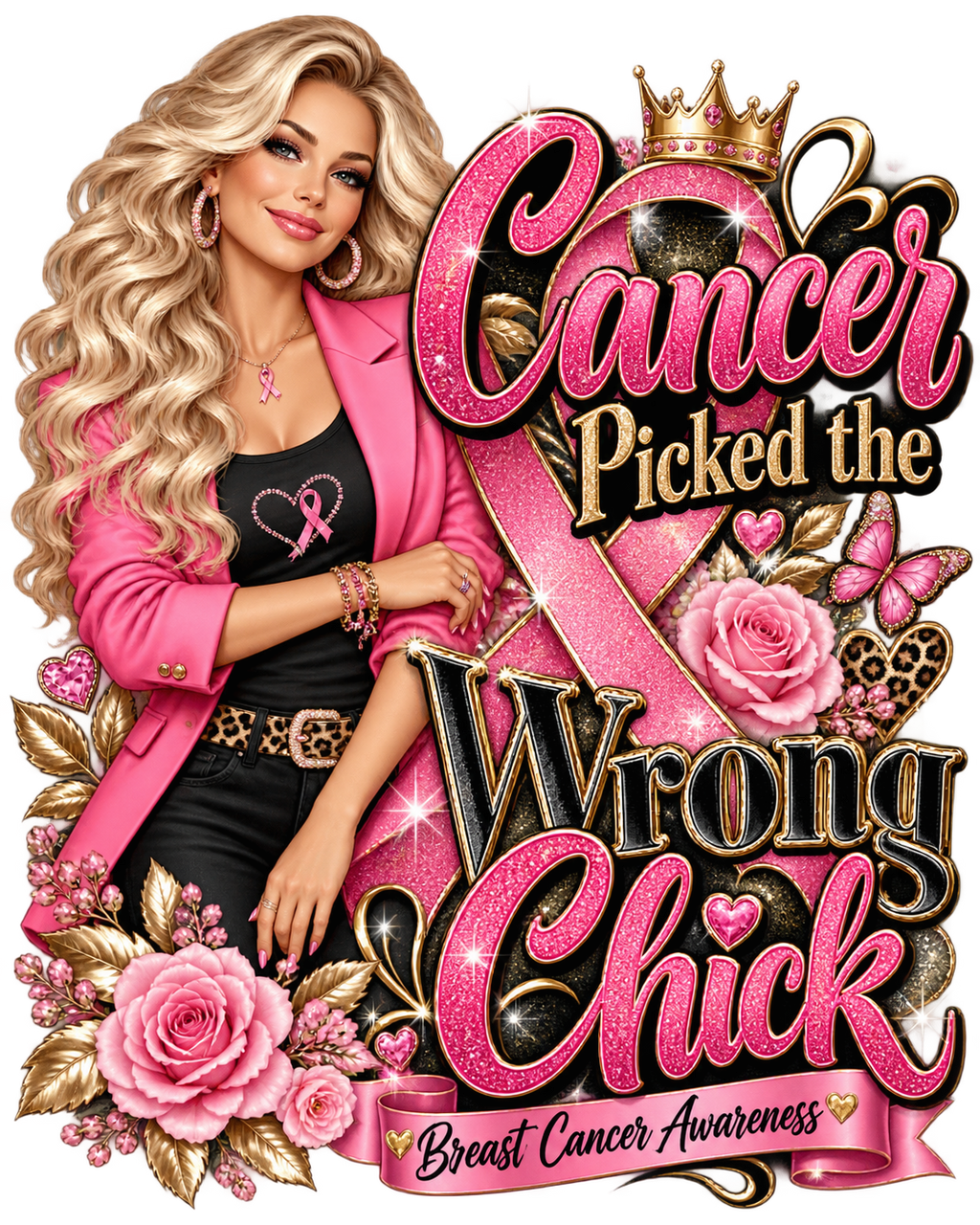 Playful Breast Cancer Awareness Tees
