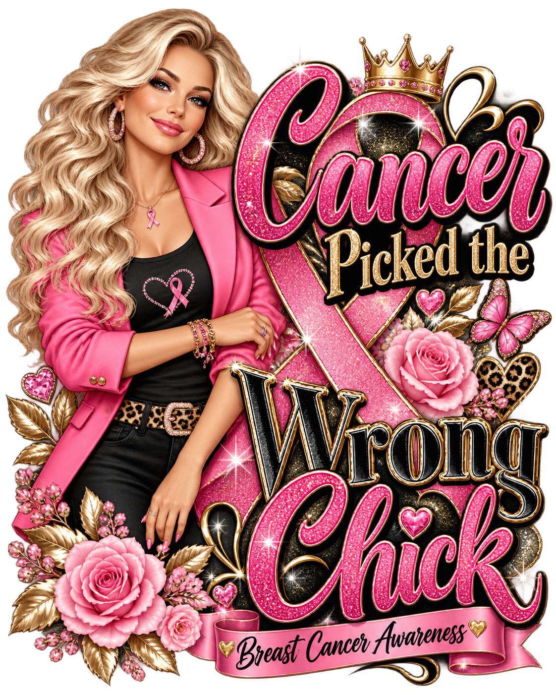 Playful Breast Cancer Awareness Tees