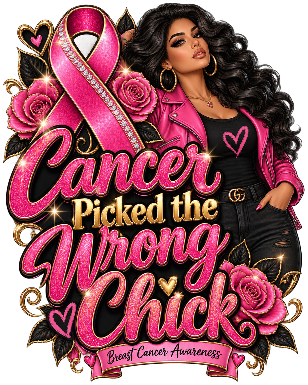Playful Breast Cancer Awareness Tees