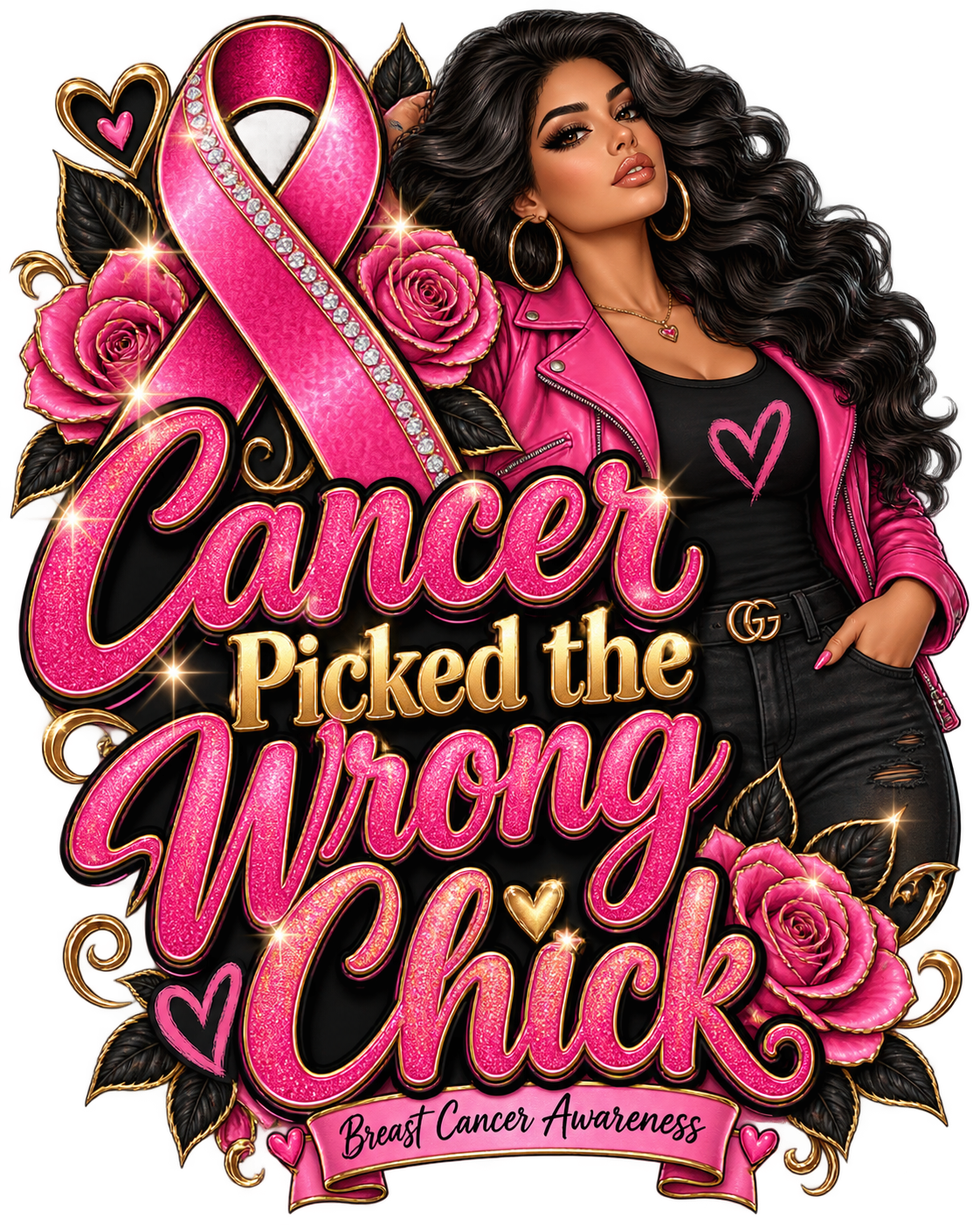 Playful Breast Cancer Awareness Tees