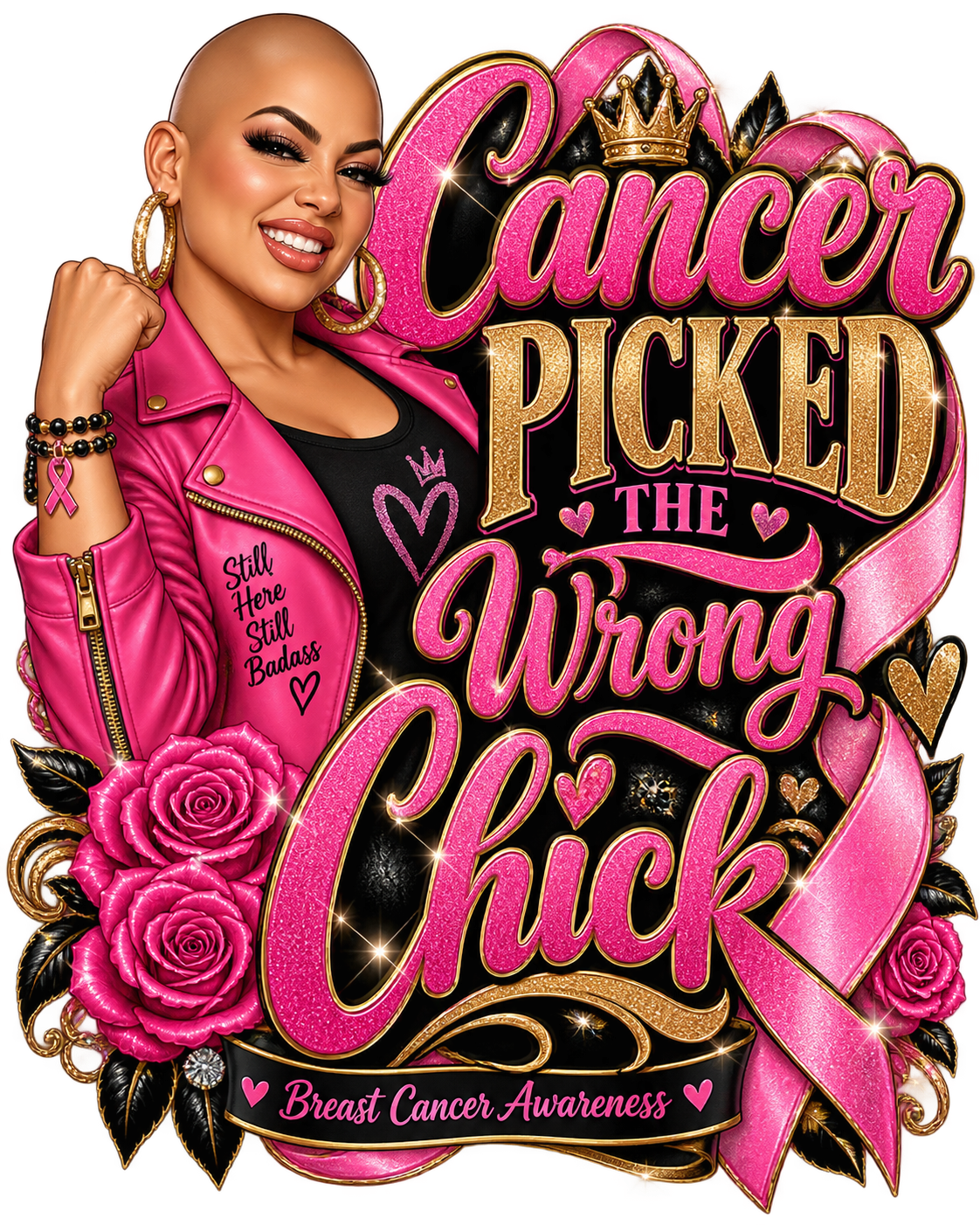 Playful Breast Cancer Awareness Tees