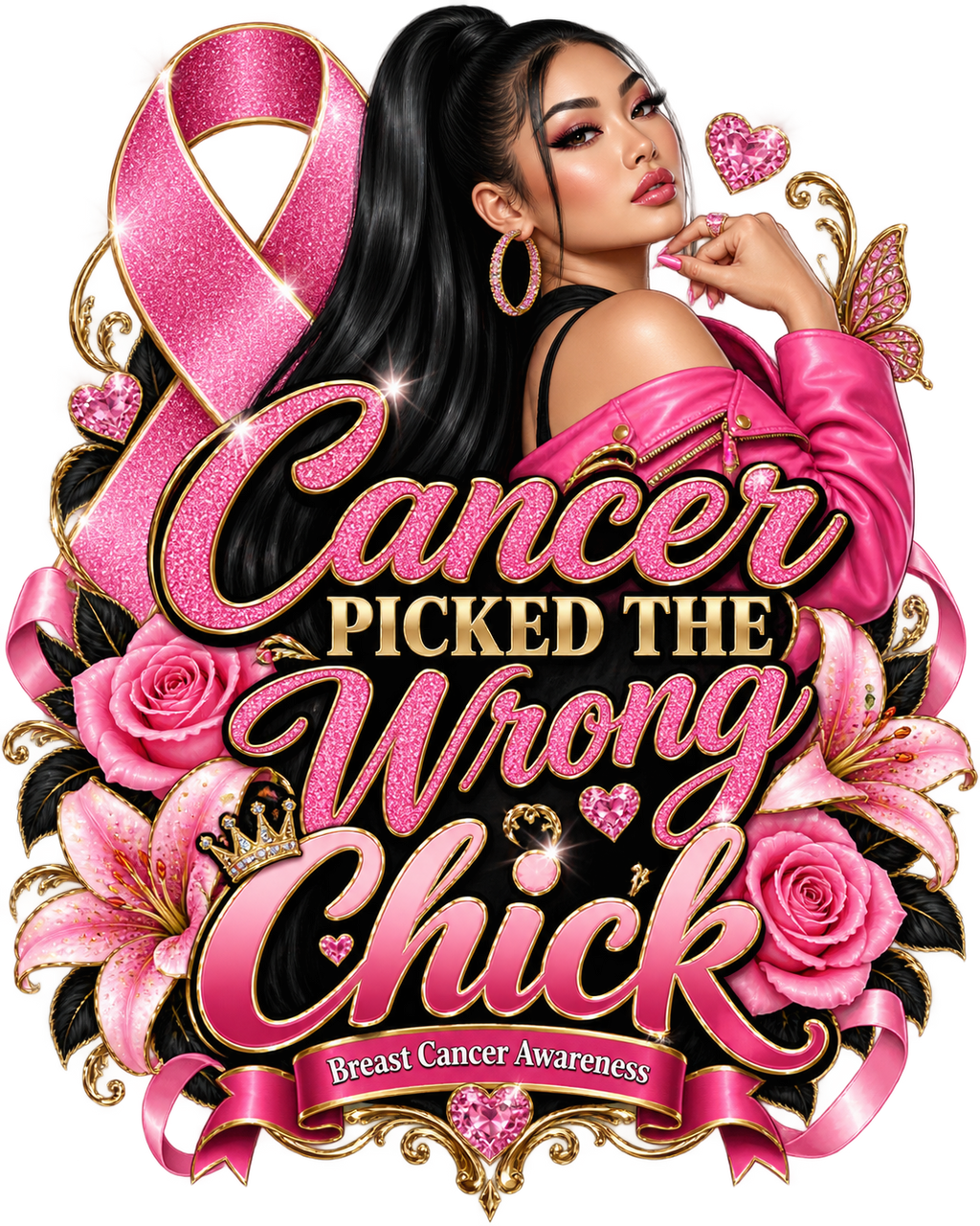 Playful Breast Cancer Awareness Tees