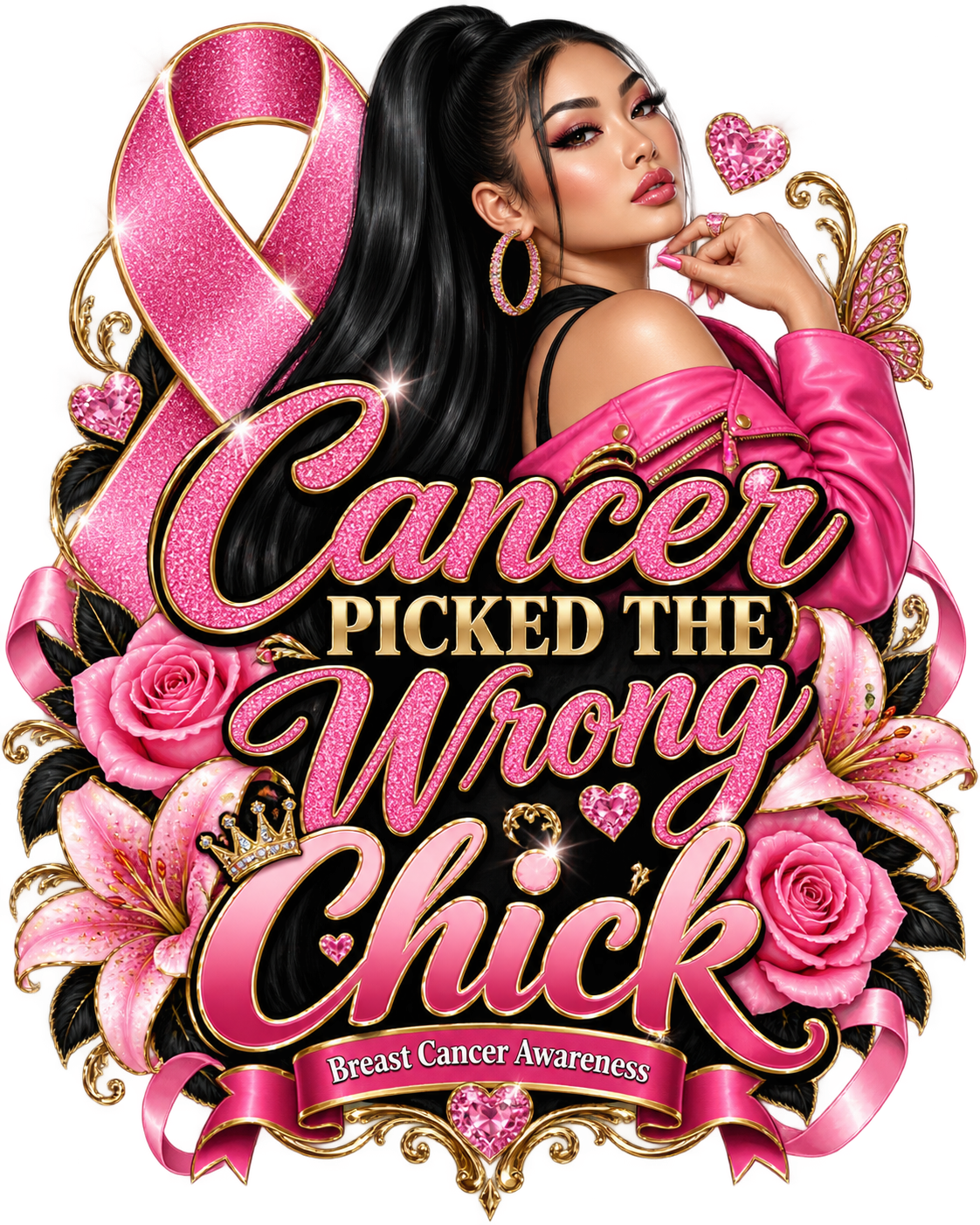 Playful Breast Cancer Awareness Tees