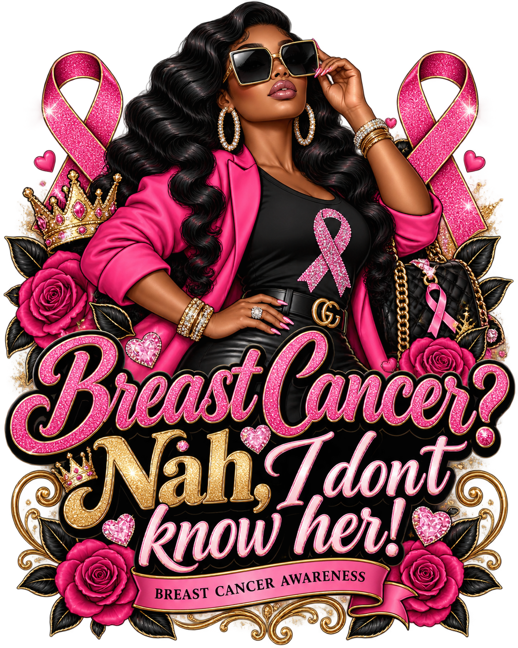 Playful Breast Cancer Awareness Tees