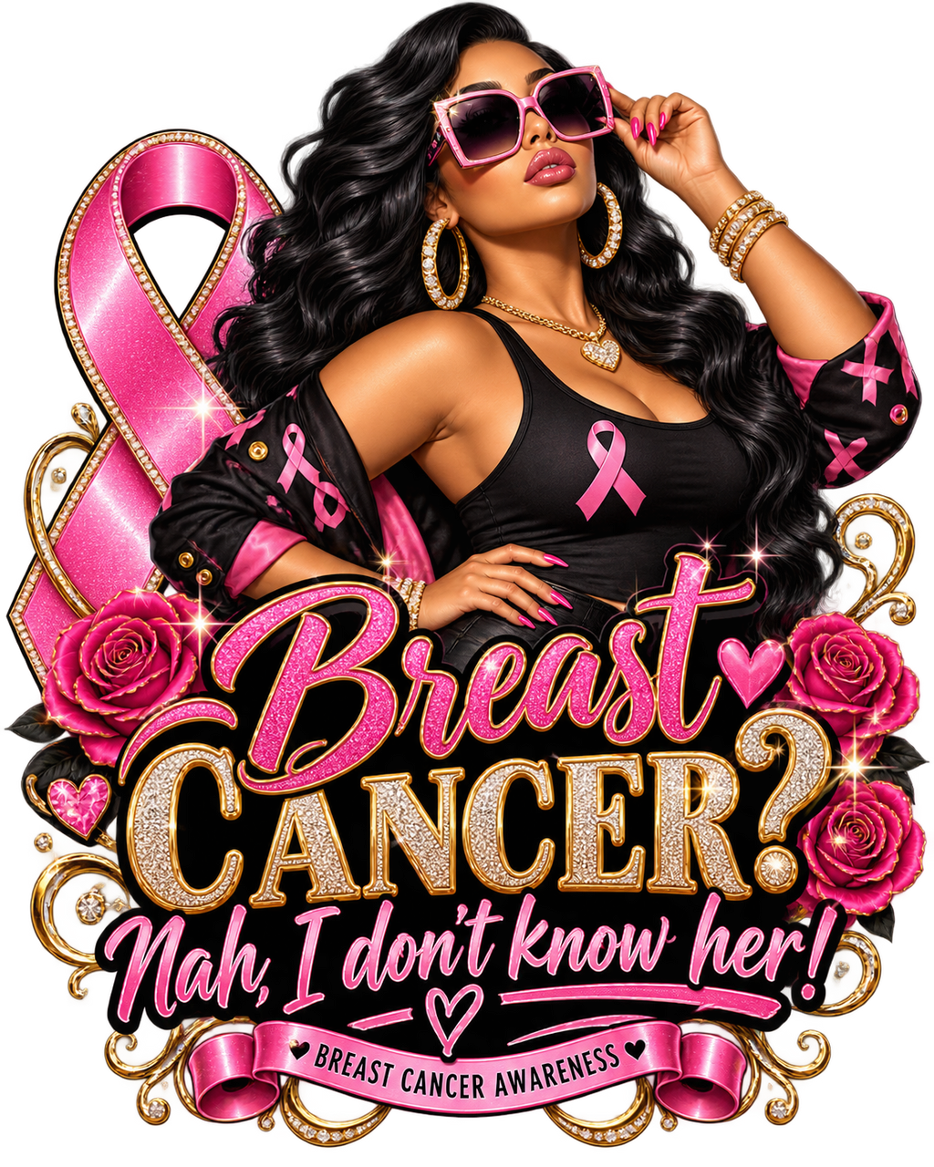Playful Breast Cancer Awareness Tees