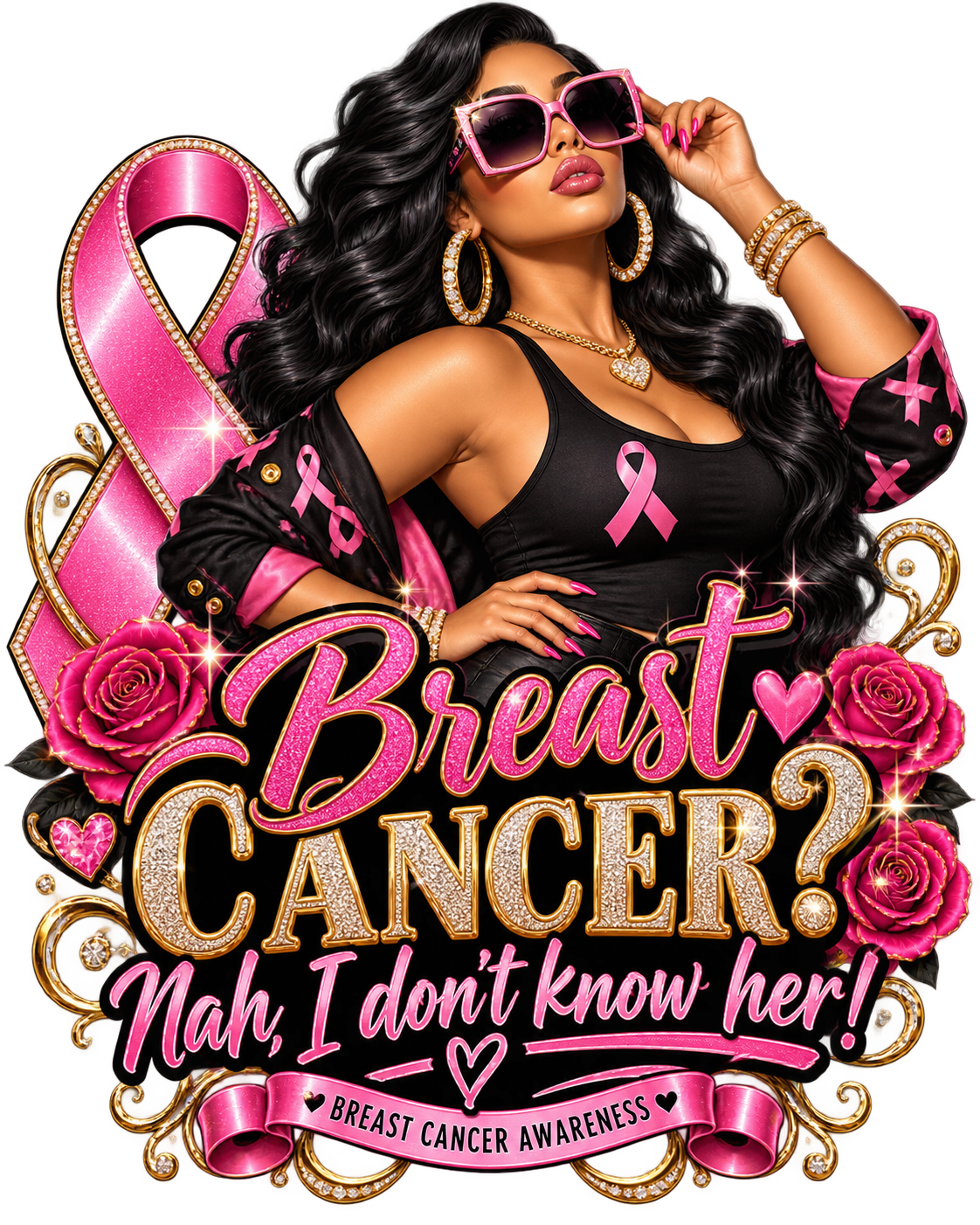 Playful Breast Cancer Awareness Tees