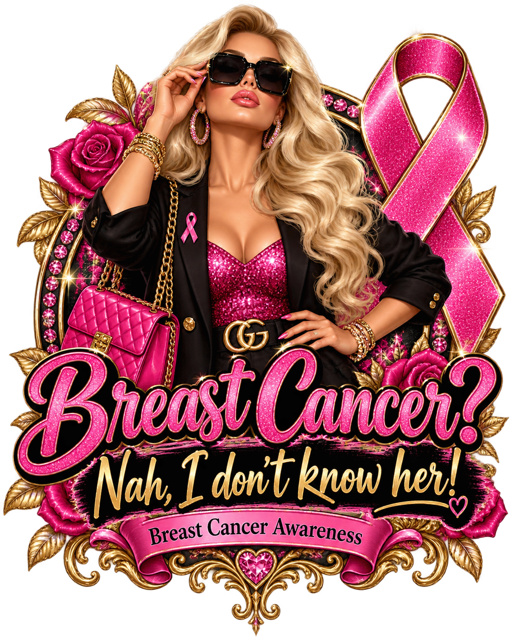 Playful Breast Cancer Awareness Tees