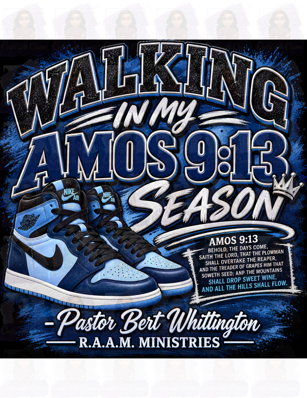 Walking in My Amos 9:13 Season T-Shirt | Christian Faith Graphic Tee