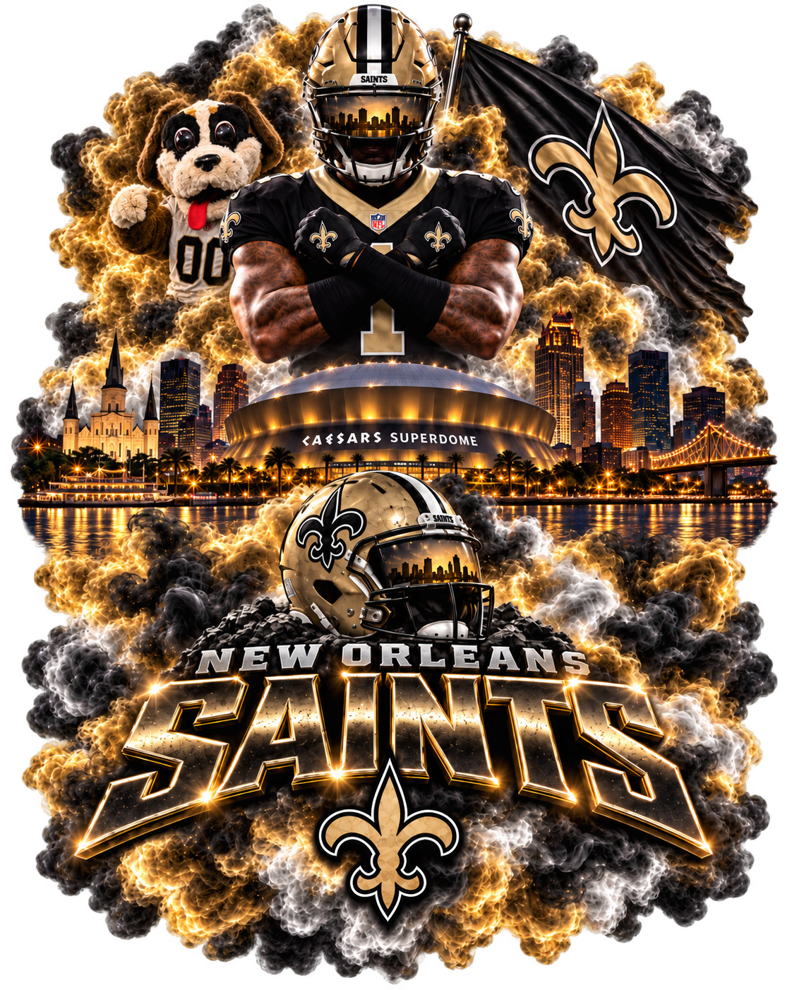 Game Day X Smoke Collection | Football Team Shirts & Fan Gear