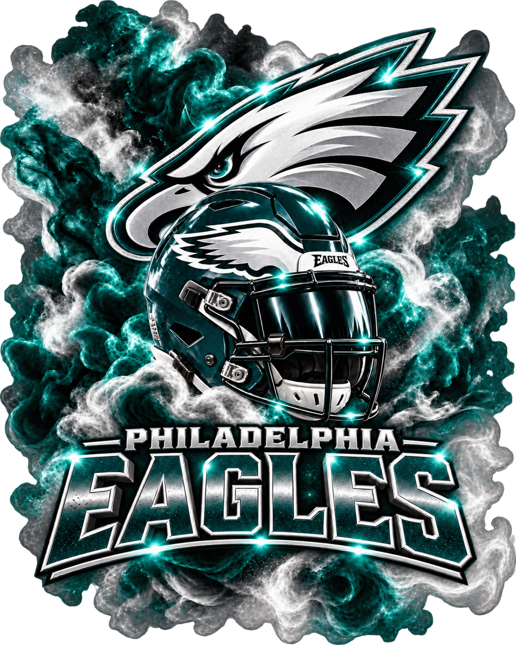 Game Day Helmet Smoke Football Shirts | Team-Inspired Fan Tees