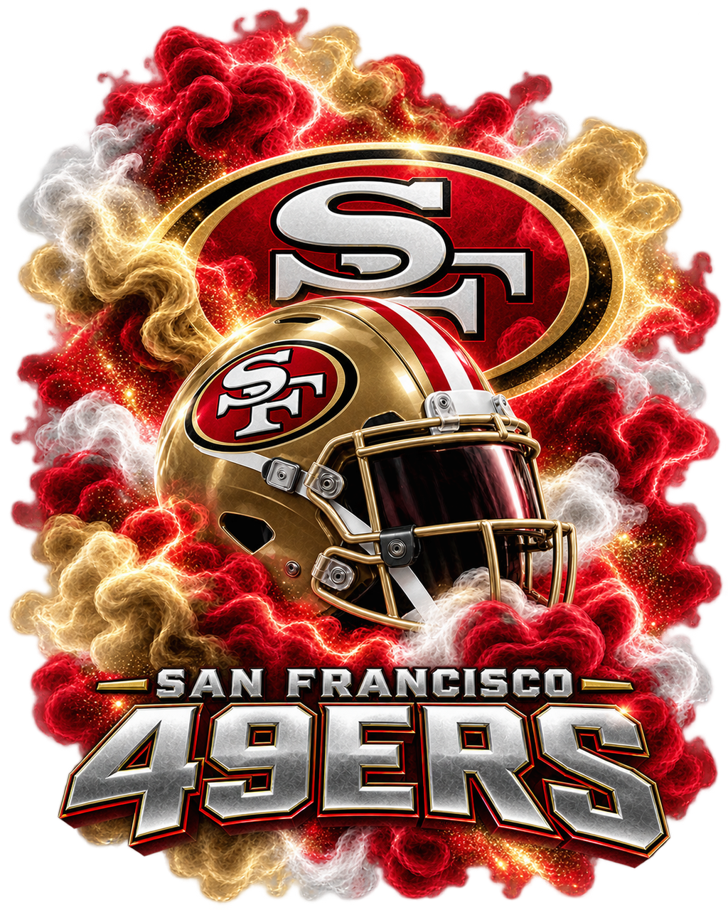 Game Day Helmet Smoke Football Shirts | Team-Inspired Fan Tees