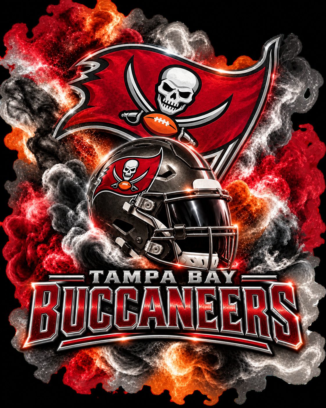Game Day Helmet Smoke Football Shirts | Team-Inspired Fan Tees