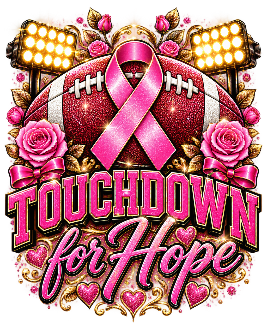 Pink Game Day Breast Cancer Awareness Shirts