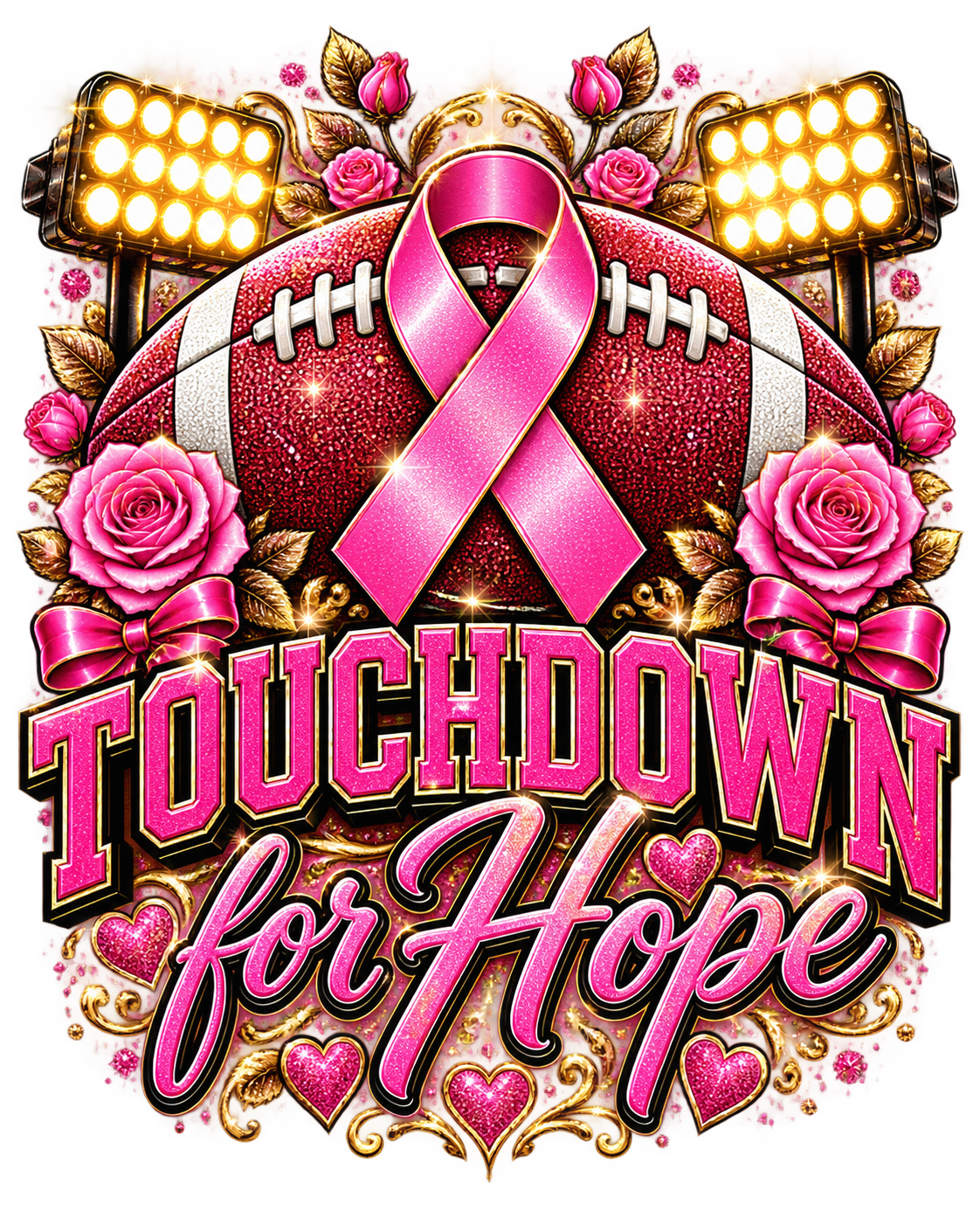Pink Game Day Breast Cancer Awareness Shirts